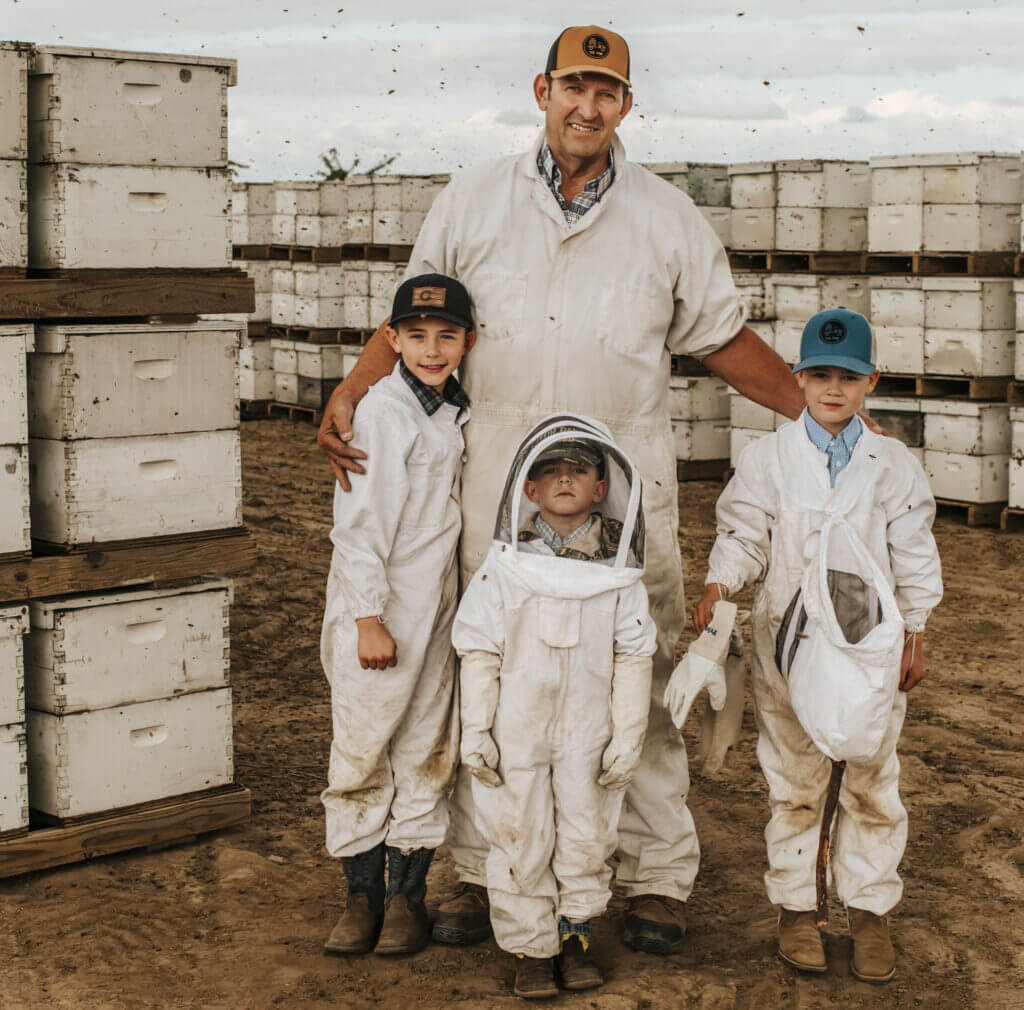 Lyle and Grandsons - Colorado Beekeepers